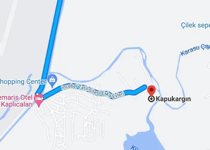 펜션 Uzun Suereli Kiralik House Kayacik 달라만